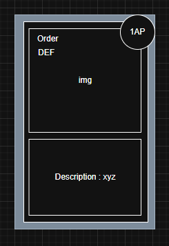 Order Card 结构